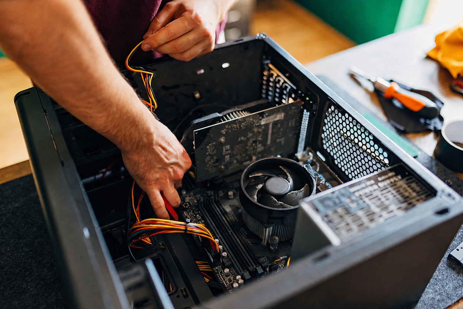 AMC support: preventive checks logged against every asset on contract