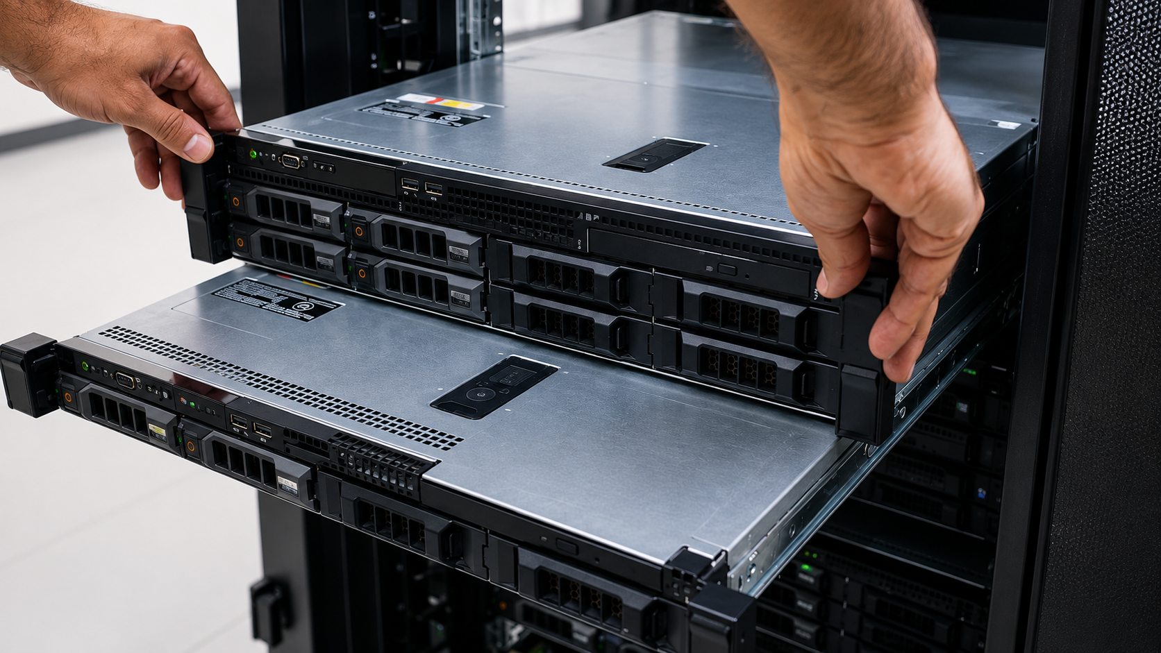 Rack servers sized, configured and commissioned on site