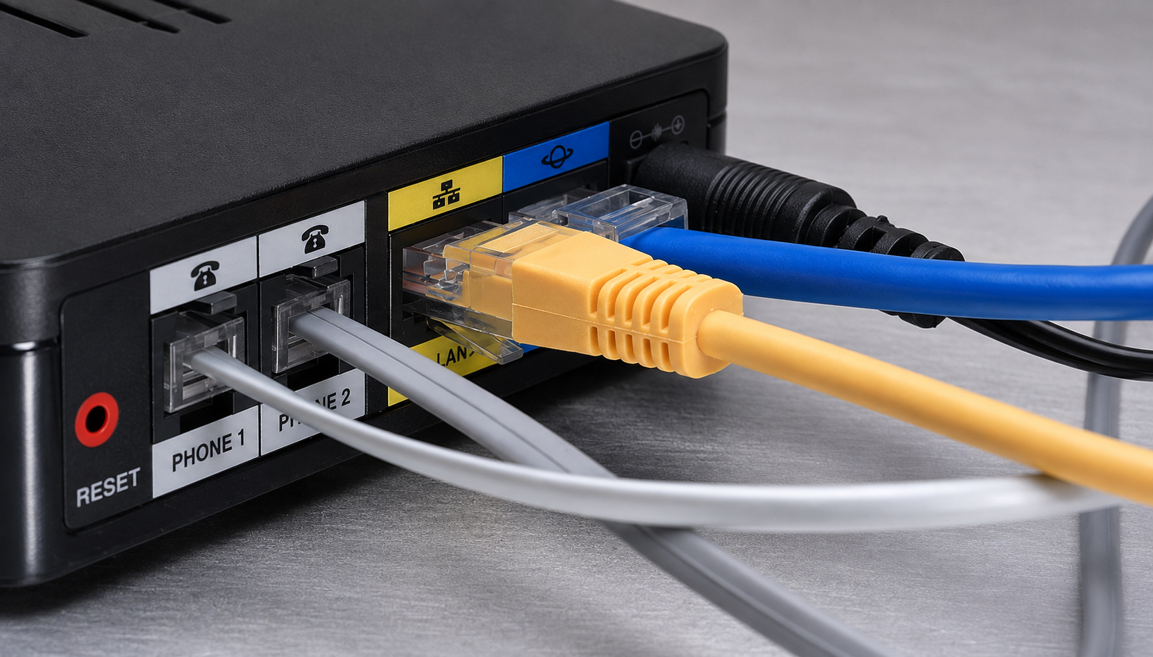Switching, routing and structured cabling terminated and labelled